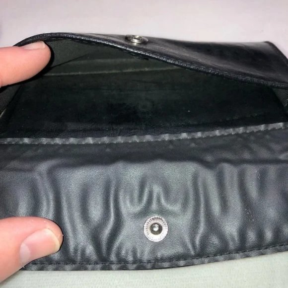 Black Faux Leather Wallet - Picture 5 of 13